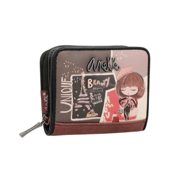 ANEKKE Carteira Pequena RFID Mademoiselle Preta | Ref. 280.41809-903