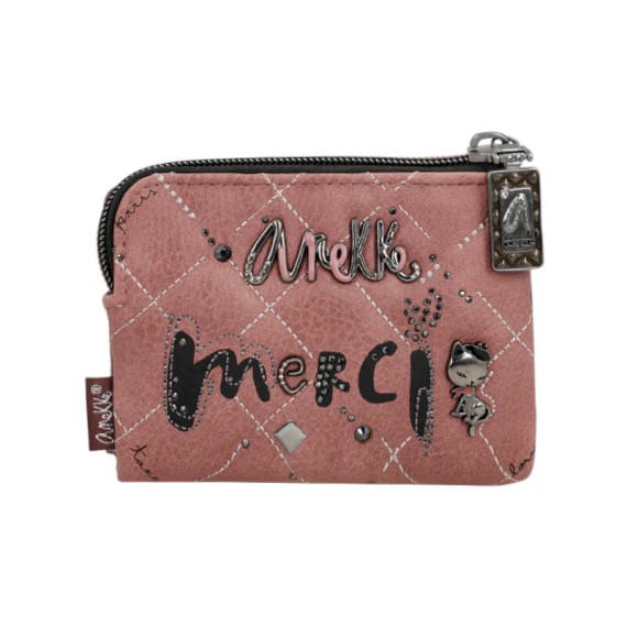 ANEKKE Carteira Pequena RFID Parisian Rosa | Ref. 280.41819-910