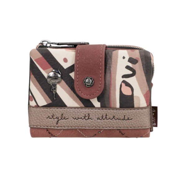 ANEKKE Carteira Pequena RFID Parisian Rosa | Ref. 280.41819-910