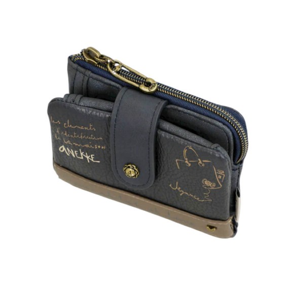 ANEKKE Carteira Pequena RFID Studio Azul | Ref. 280.41849-910