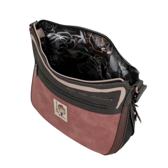 ANEKKE Mala de Tiracolo Grande Parisian Castanha | Ref. 280.41813-138