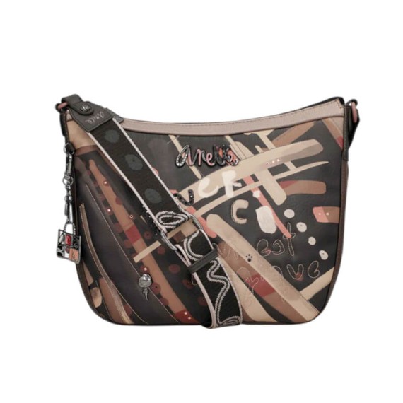 ANEKKE Mala de Tiracolo Grande Parisian Castanha | Ref. 280.41813-138