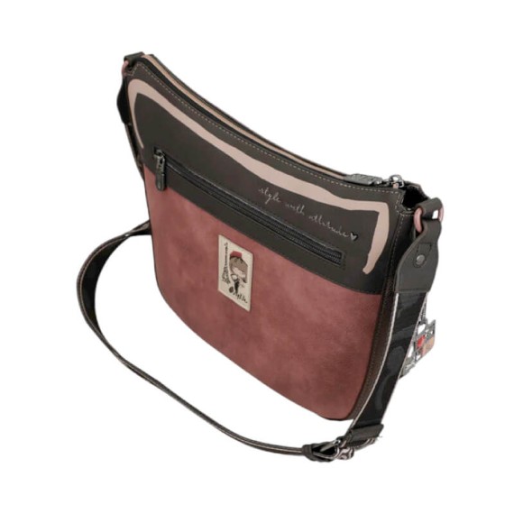 ANEKKE Mala de Tiracolo Grande Parisian Castanha | Ref. 280.41813-138