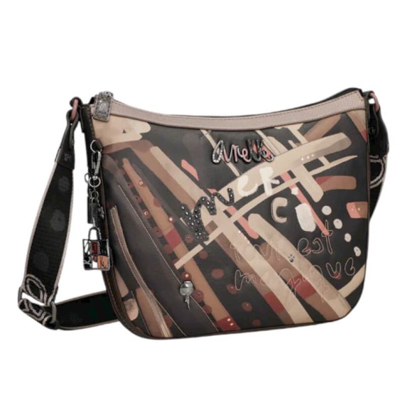 ANEKKE Mala de Tiracolo Grande Parisian Castanha | Ref. 280.41813-138