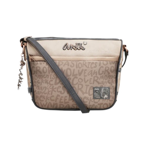 ANEKKE Mala de Tiracolo Real Smart Pack Bege | Ref. 280.41783-050