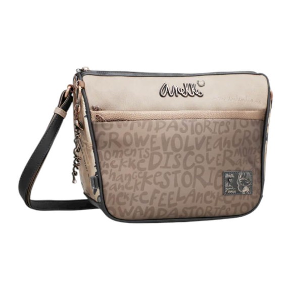 ANEKKE Mala de Tiracolo Real Smart Pack Bege | Ref. 280.41783-050
