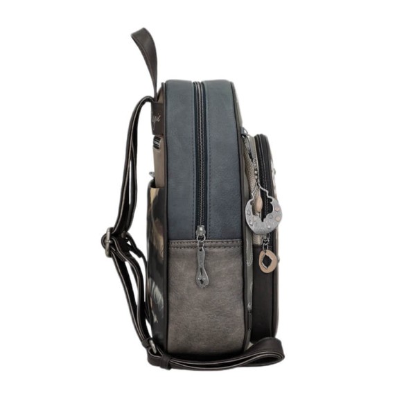 ANEKKE Mochila com Bolso Frontal Real Taupe | Ref. 280.41705-197