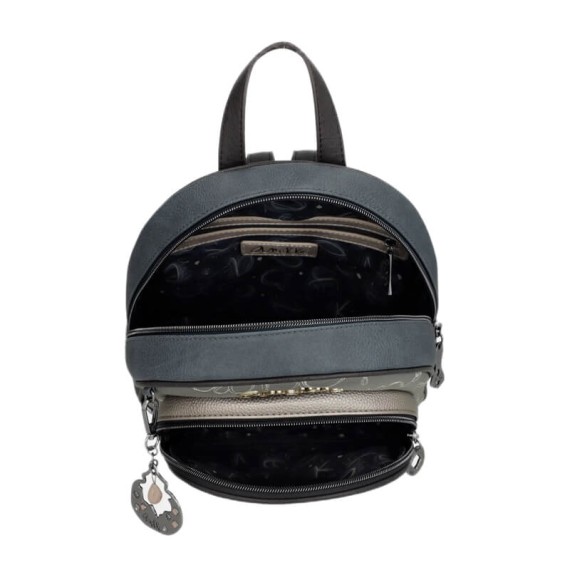 ANEKKE Mochila com Bolso Frontal Real Taupe | Ref. 280.41705-197