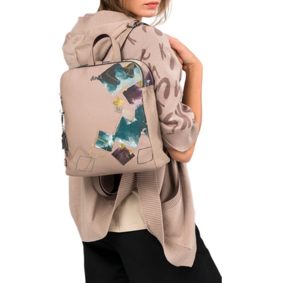 ANEKKE Mochila de Duplo Compartimento Evolution Bege | Ref. 280.41775-073 ANEKKE Mochila de Duplo Compartimento Evolution Bege | Ref. 280.41775-073