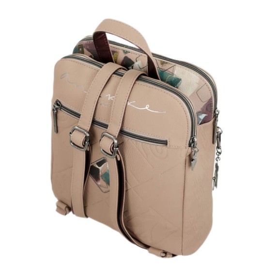 ANEKKE Mochila de Duplo Compartimento Evolution Bege | Ref. 280.41775-073 ANEKKE Mochila de Duplo Compartimento Evolution Bege | Ref. 280.41775-073