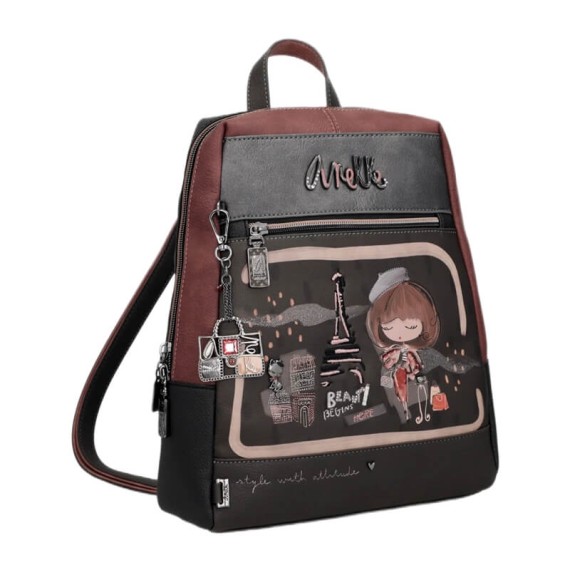 ANEKKE Mochila de Passeio Mademoiselle Castanha | Ref. 280.41805-018