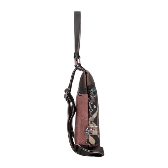 ANEKKE Mochila de Senhora Anti-Roubo Parisian Castanha | Ref. 280.41815-046