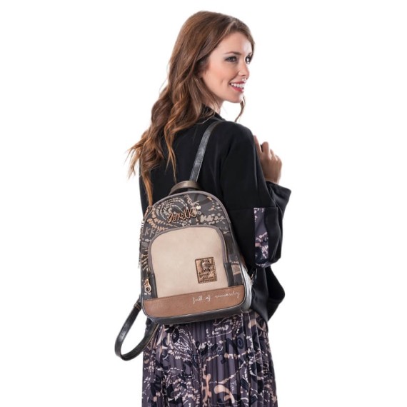 ANEKKE Mochila de Senhora Tripla Real Smart Pack Dourada | Ref. 280.41785-044