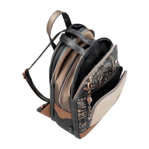 ANEKKE Mochila de Senhora Tripla Real Smart Pack Dourada | Ref. 280.41785-044