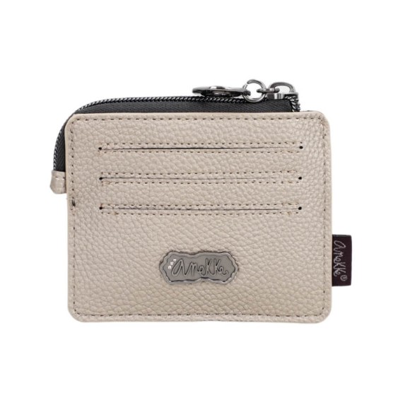 ANEKKE Porta-Cartões Pequeno Manifesto Taupe | Ref. 280.41719-028 ANEKKE Porta-Cartões Pequeno Manifesto Taupe | Ref. 280.41719-028