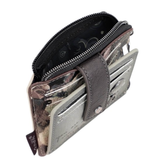 ANEKKE Porta-Cartões Pequeno Manifesto Taupe | Ref. 280.41719-028 ANEKKE Porta-Cartões Pequeno Manifesto Taupe | Ref. 280.41719-028