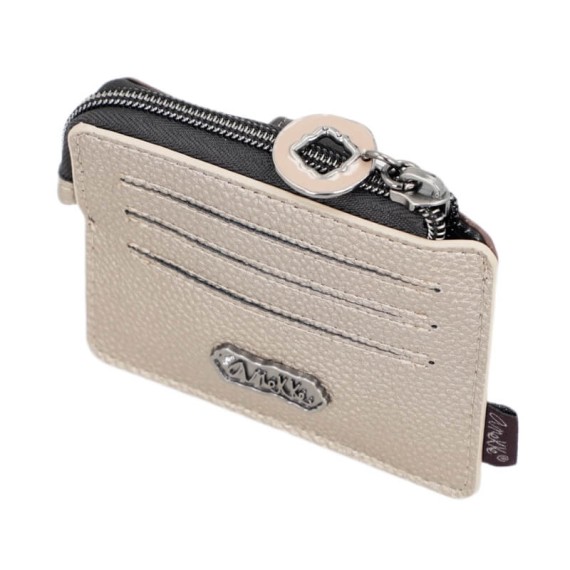 ANEKKE Porta-Cartões Pequeno Manifesto Taupe | Ref. 280.41719-028 ANEKKE Porta-Cartões Pequeno Manifesto Taupe | Ref. 280.41719-028