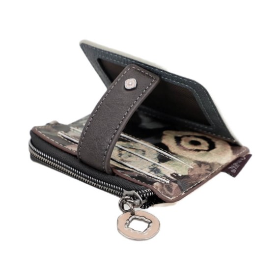 ANEKKE Porta-Cartões Pequeno Manifesto Taupe | Ref. 280.41719-028 ANEKKE Porta-Cartões Pequeno Manifesto Taupe | Ref. 280.41719-028