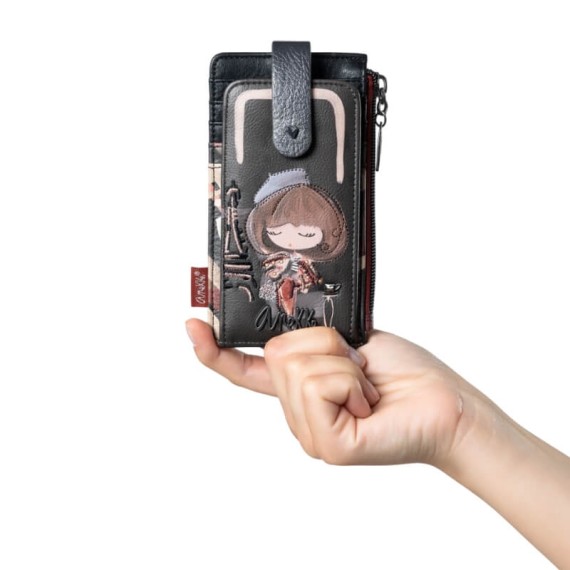 ANEKKE Porta-Cartões RFID Mademoiselle Preto | Ref. 280.41809-013