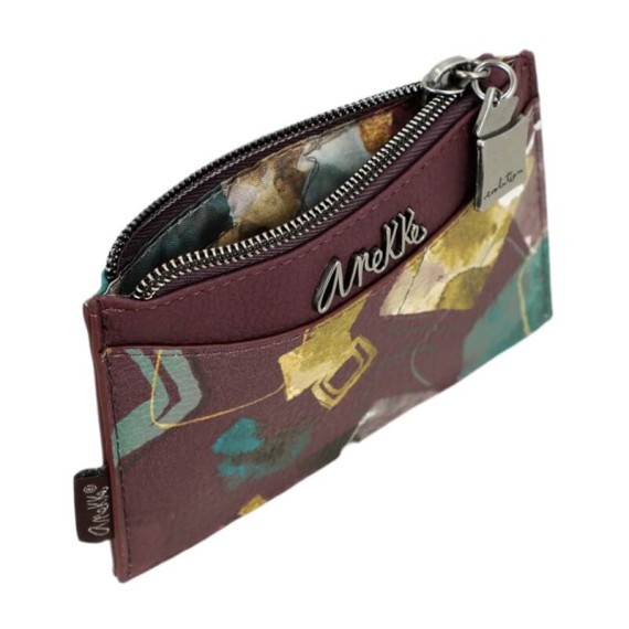 ANEKKE Porta-Moedas c/ Porta-Cartões Médio Evolution Bordô | Ref.  280.41779-030 ANEKKE Porta-Moedas c/ Porta-Cartões Médio Evolution Bordô | Ref.  280.41779-030