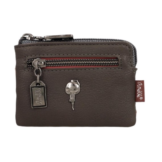 ANEKKE Porta-Moedas c/ Porta-Cartões Parisian Castanho | Ref. 280.41819-027