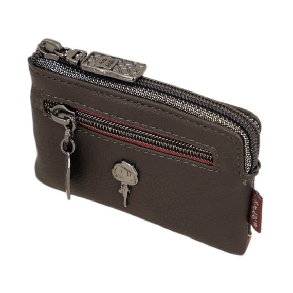 ANEKKE Porta-Moedas c/ Porta-Cartões Parisian Castanho | Ref. 280.41819-027