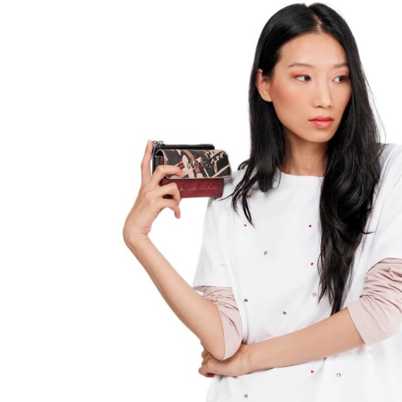 ANEKKE Porta-Moedas com Aba Parisian Multicolor | Ref. 280.41819-025