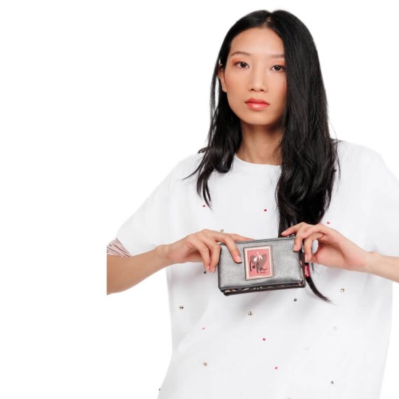 ANEKKE Porta-Moedas com Aba Parisian Multicolor | Ref. 280.41819-025