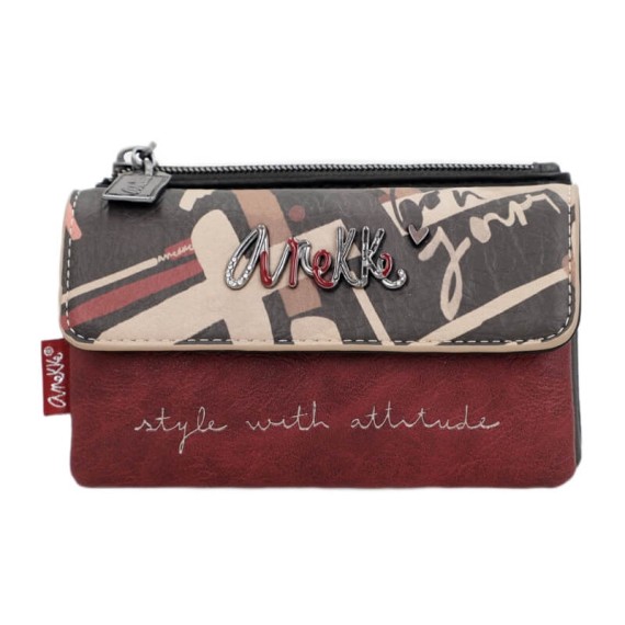 ANEKKE Porta-Moedas com Aba Parisian Multicolor | Ref. 280.41819-025