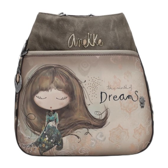 ANEKKE Mala Conversível Mochila Real Taupe | Ref. 280.41705-072