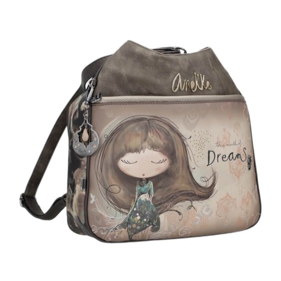 ANEKKE Mala Conversível Mochila Real Taupe | Ref. 280.41705-072