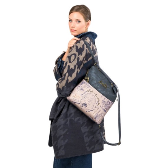 ANEKKE Mala Conversível Mochila Studio Azul | Ref. 280.41845-063