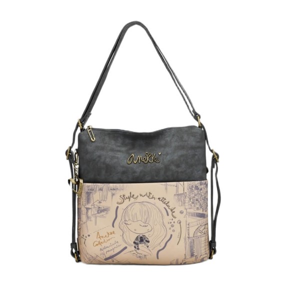 ANEKKE Mala Conversível Mochila Studio Azul | Ref. 280.41845-063