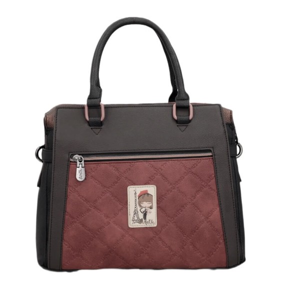 ANEKKE Mala de Mão Alça Curta c/ Tiracolo Parisian Rosa | Ref. 280.41811-151