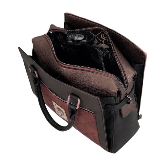 ANEKKE Mala de Mão Alça Curta c/ Tiracolo Parisian Rosa | Ref. 280.41811-151