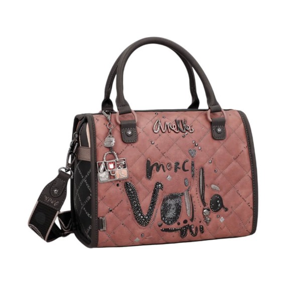 ANEKKE Mala de Mão Alças Curtas Parisian Rosa | 280. 41811-345