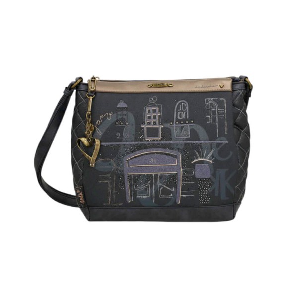 ANEKKE Mala de Tiracolo 3 Compartimentos Boutique Azul | Ref. 280.41853-039