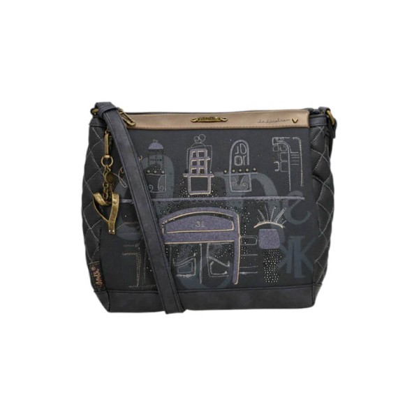 ANEKKE Mala de Tiracolo 3 Compartimentos Boutique Azul | Ref. 280.41853-039