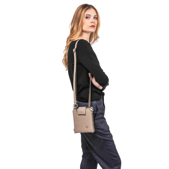 ANEKKE Mini Bolsa de Tiracolo Evolution Bege | Ref. 280.41773-913
