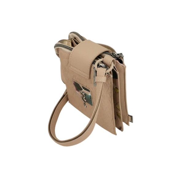 ANEKKE Mini Bolsa de Tiracolo Evolution Bege | Ref. 280.41773-913