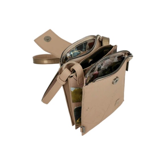 ANEKKE Mini Bolsa de Tiracolo Evolution Bege | Ref. 280.41773-913