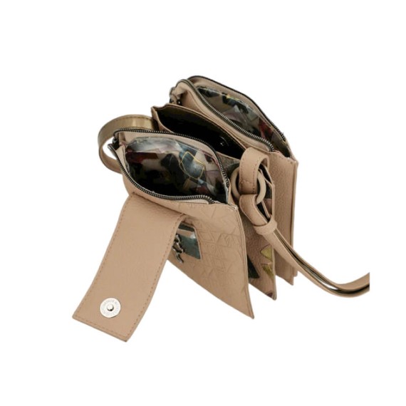 ANEKKE Mini Bolsa de Tiracolo Evolution Bege | Ref. 280.41773-913