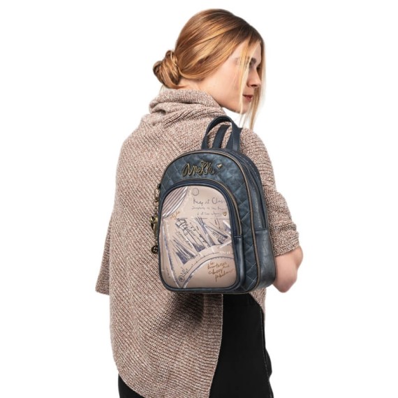 ANEKKE Mochila com Bolso Frontal Studio Azul | Ref. 280.41845-197