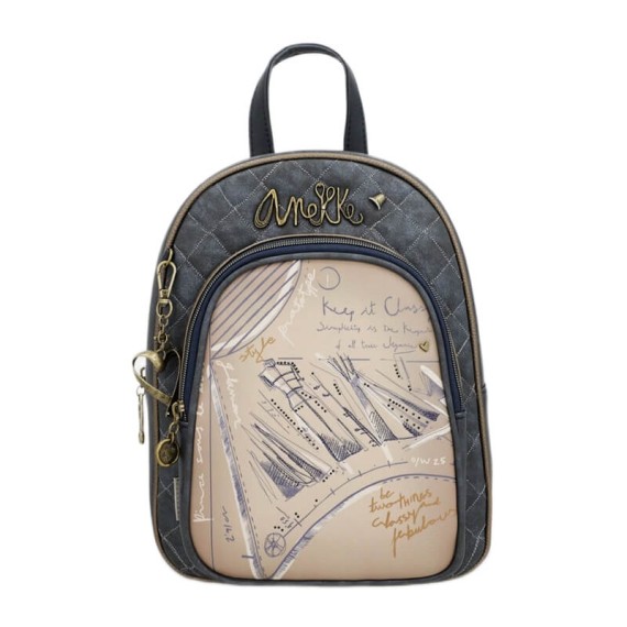 ANEKKE Mochila com Bolso Frontal Studio Azul | Ref. 280.41845-197