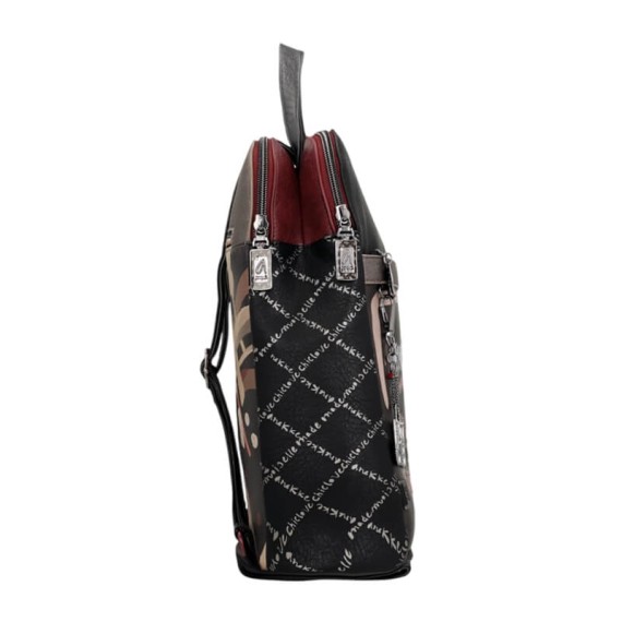 ANEKKE Mochila de Duplo Compartimento Mademoiselle Preta | Ref. 280.41805-073