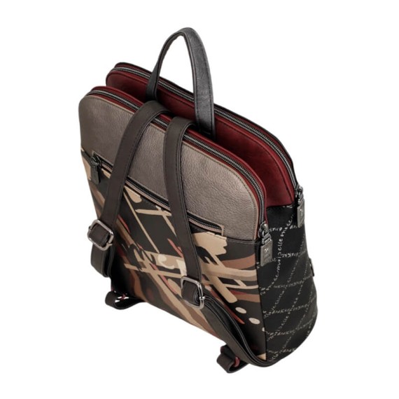 ANEKKE Mochila de Duplo Compartimento Mademoiselle Preta | Ref. 280.41805-073