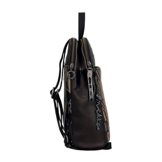ANEKKE Mochila de Duplo Compartimento Nature Koko Prateada | Ref. 280.41865-073