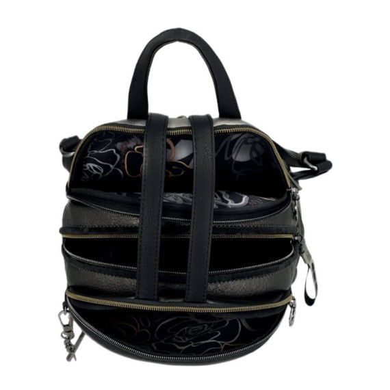 ANEKKE Mochila de Senhora Tripla Nature Koko Prateada | Ref. 280.41865-044