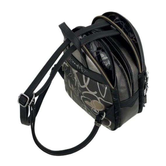 ANEKKE Mochila de Senhora Tripla Nature Koko Prateada | Ref. 280.41865-044ANEKKE Mochila de Senhora Tripla Nature Koko Prateada | Ref. 280.41865-044