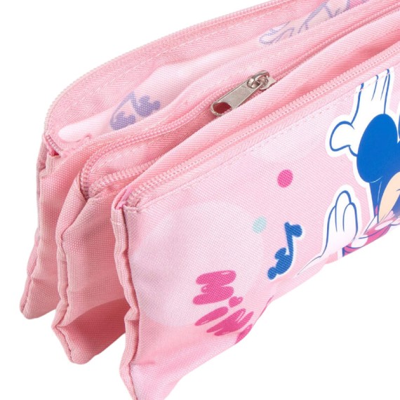 Estojo Escolar Triplo MINNIE Rosa | Ref. 299.2700001661 Estojo Escolar Triplo MINNIE Rosa | Ref. 299.2700001661